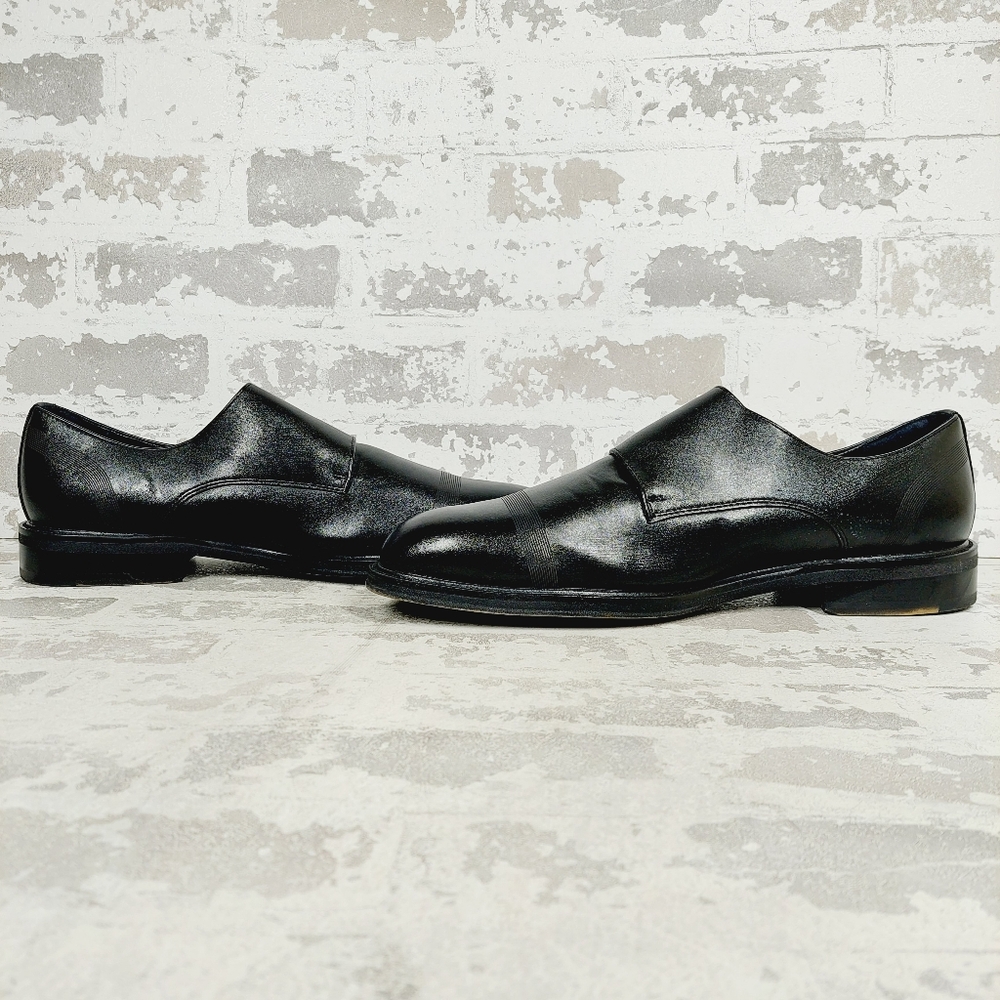 NEW Kenneth Cole Reaction Men's Black Monk-Strap Loafer Dress Shoes i253 - Picture 6 of 12